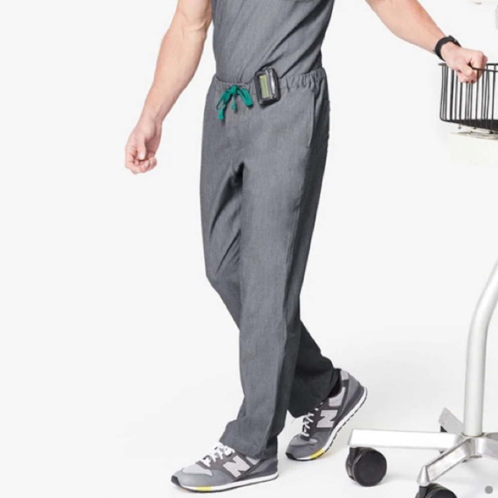 Figs Gray Pisco Basic Scrub Pants Mens Size XS